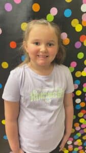 March Student of the Month Ruby Bishop
